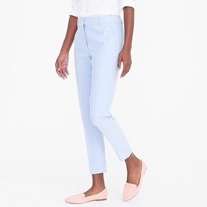 J. Crew Skimmer Oxford Pant, Cropped Leg